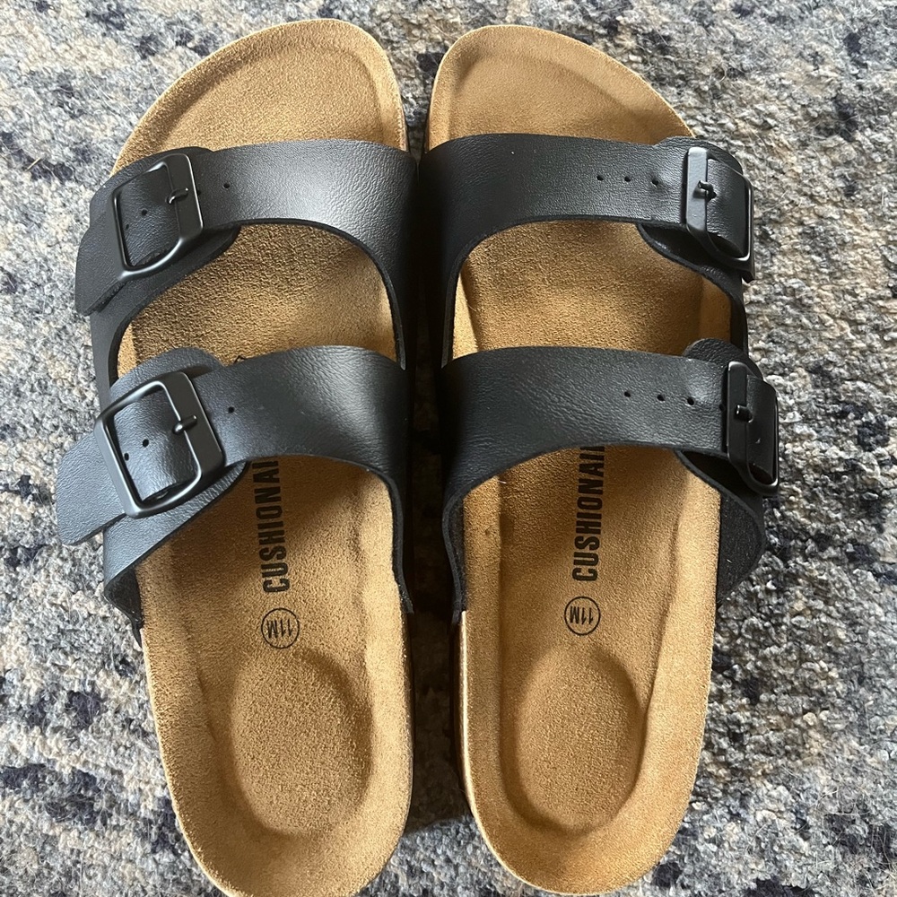 Brand new sandals.